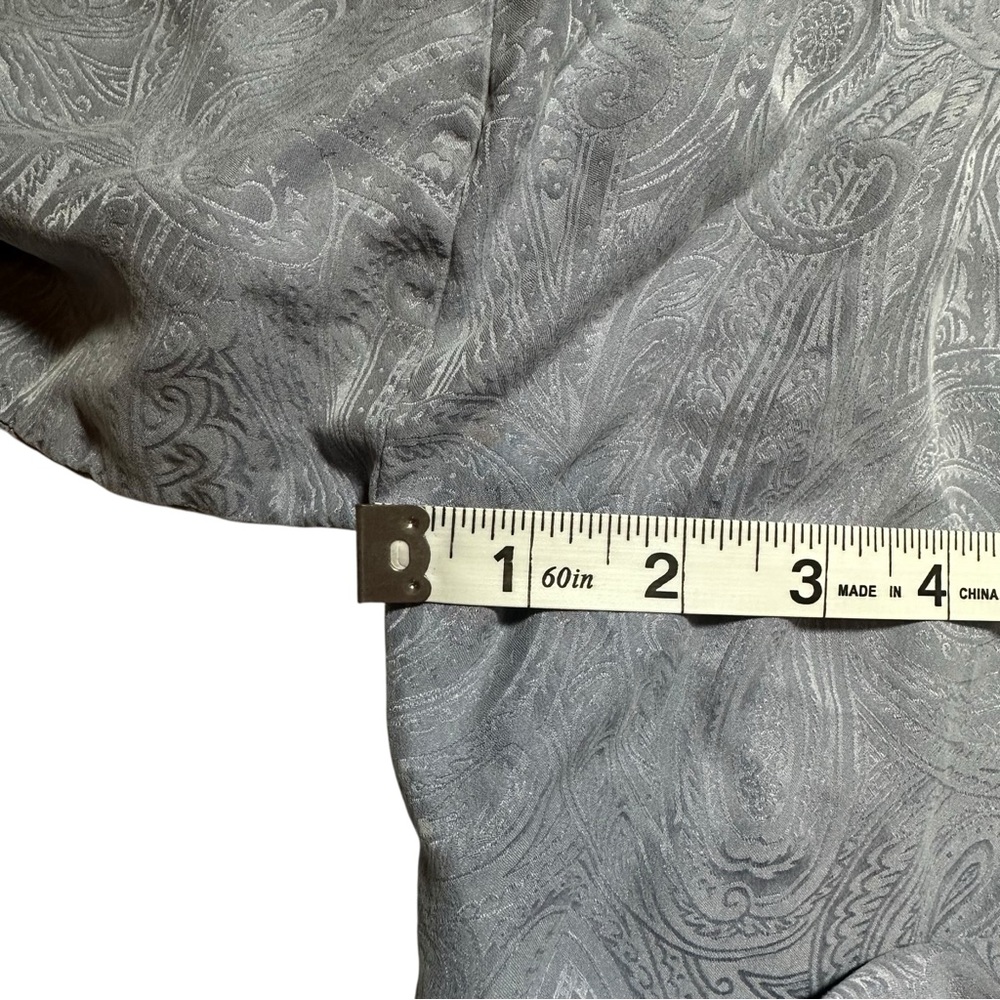 Victoria’s Secret Gentlemen Blue Silk Long Robe Mens Medium - Picture 3 of 10